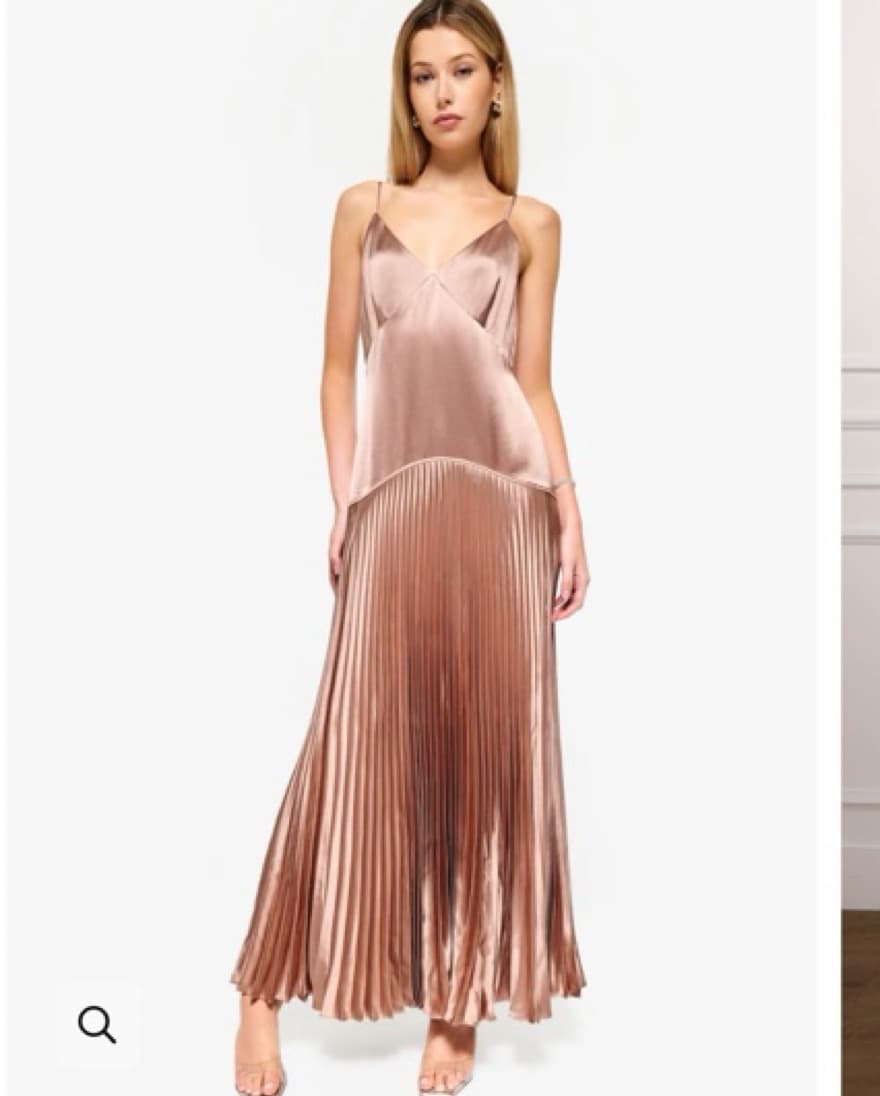 Mauve/Pink Silk Dress - Image 1