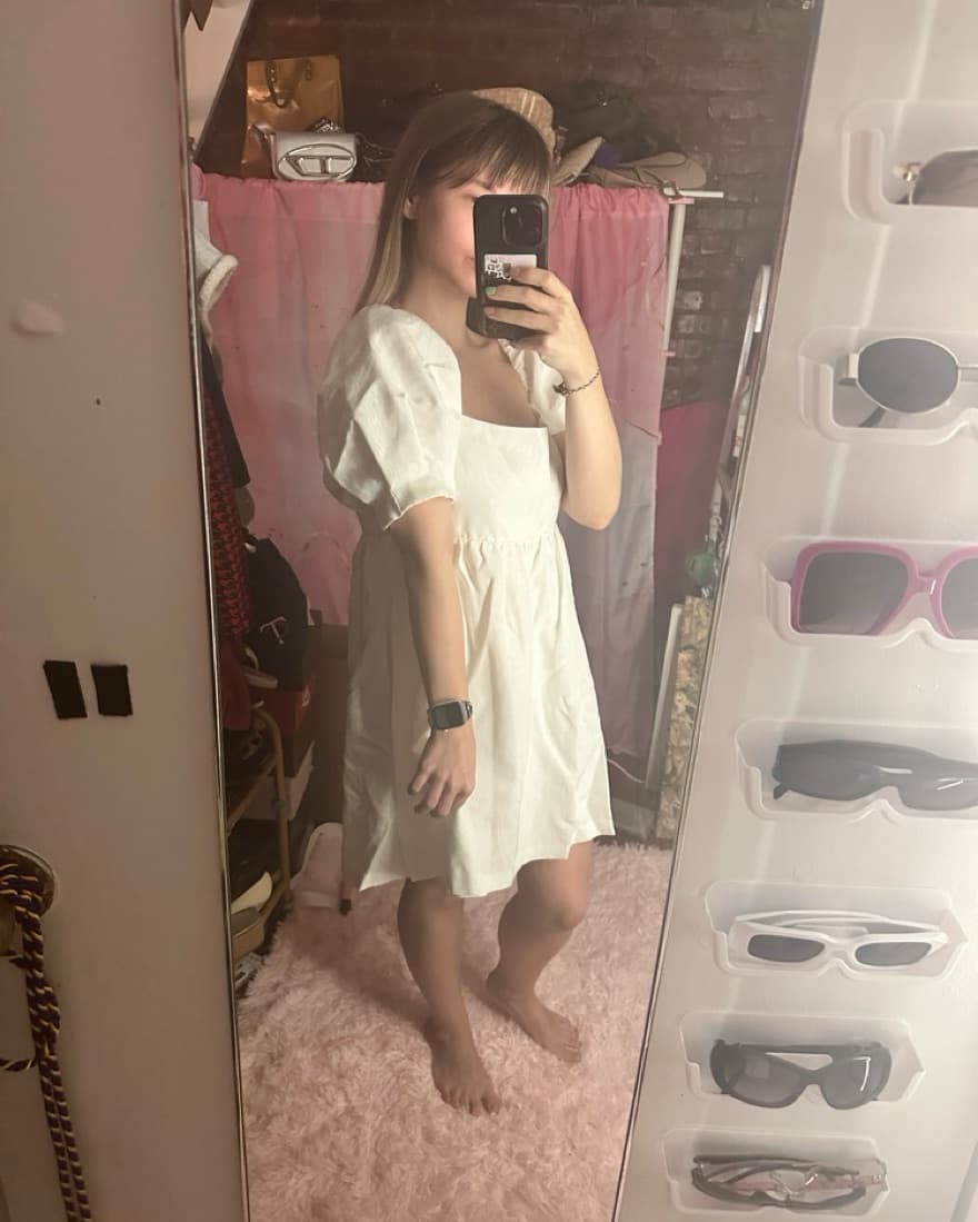 white Alice + Olivia mini dress - Image 2