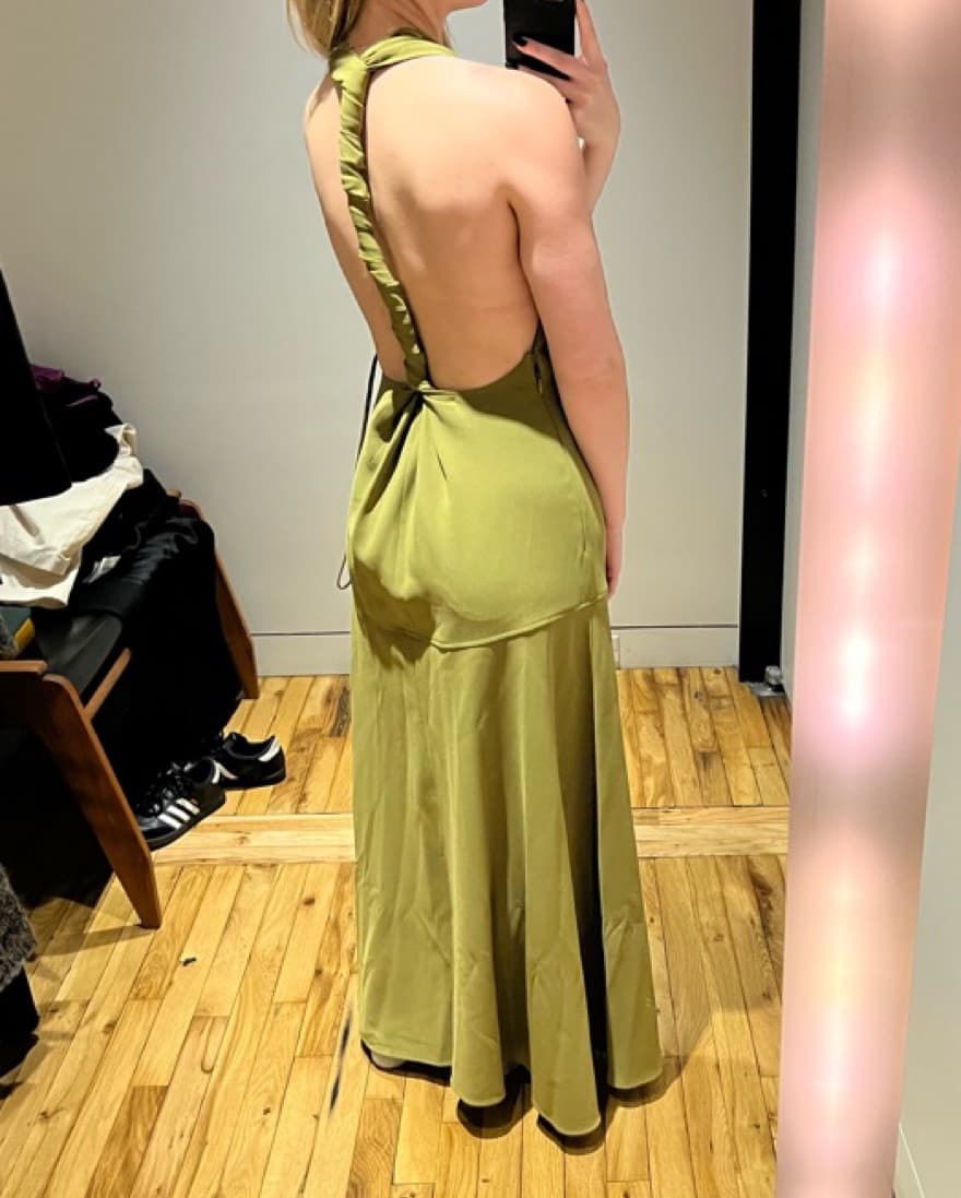 Proenza Schouler Twist Halter Dress - Image 1
