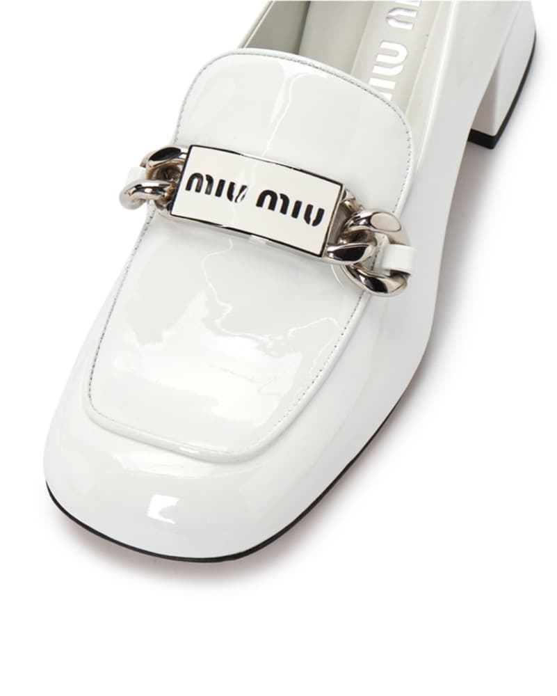 Miu Miu Square Toe Loafer - Image 1
