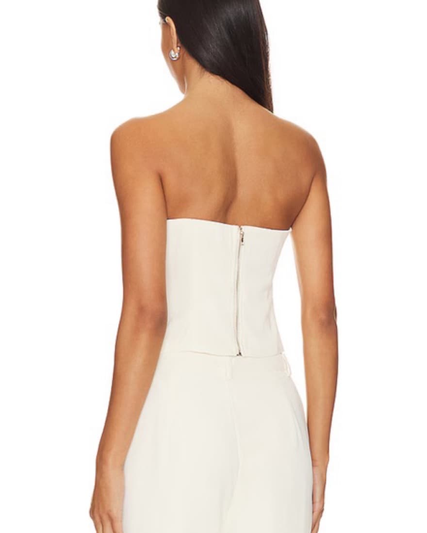 Roma Top In Ivory - Image 3