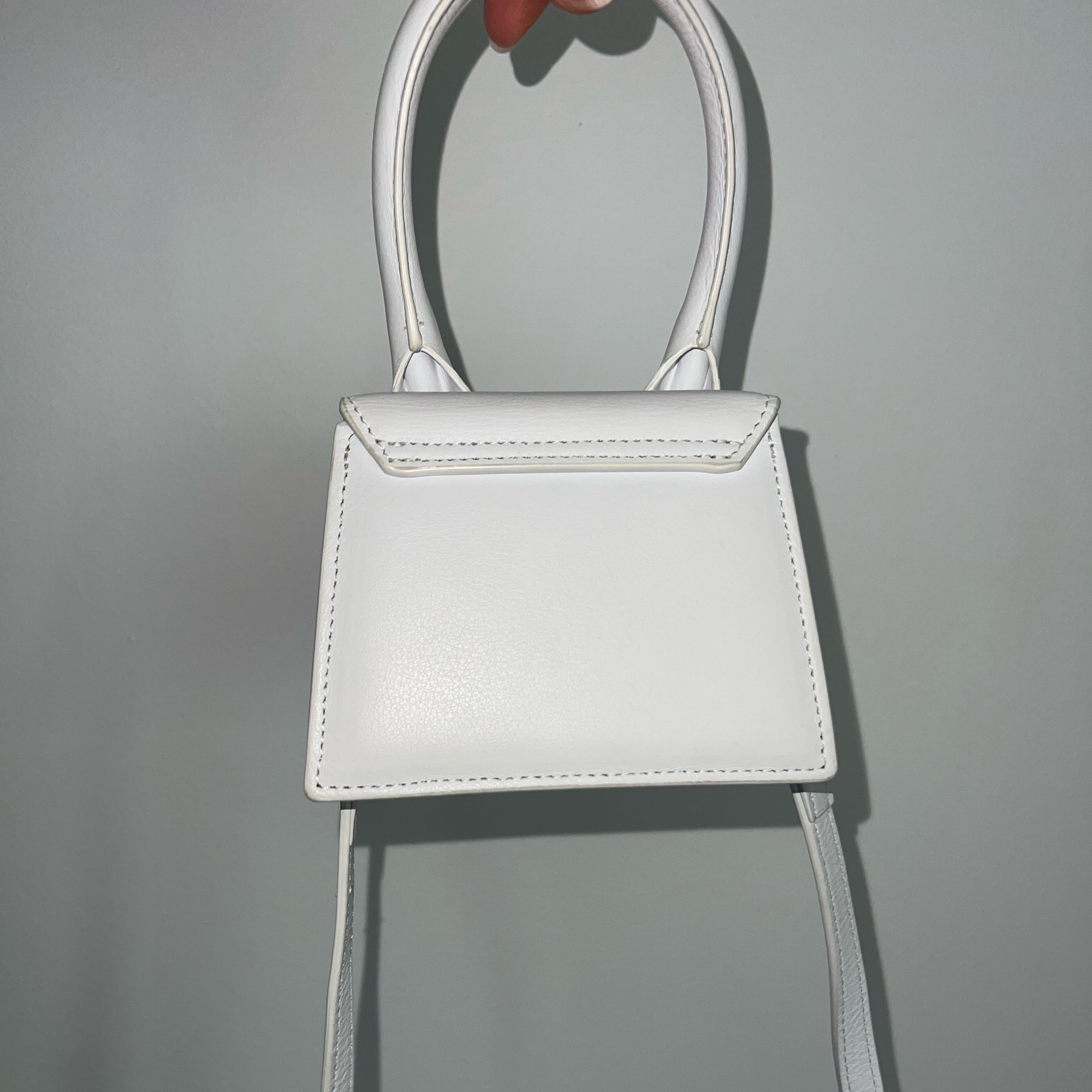 JACQUEMUS White Le Chiquito Mini Bag - Image 3