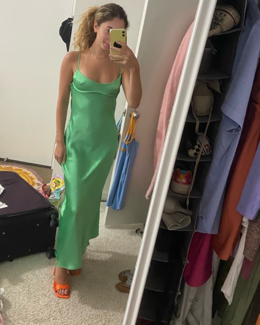Green Zara Dress - Image 2