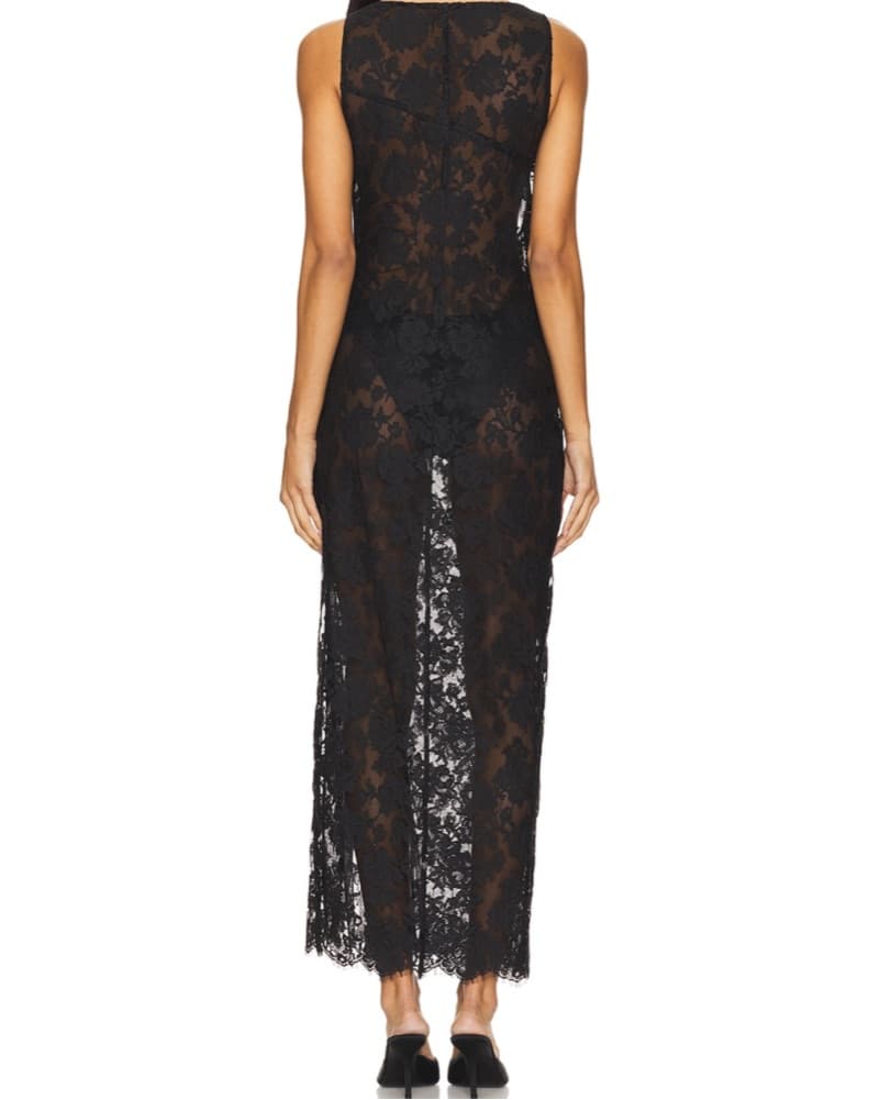 Elegant Lace Maxi Dress - Image 3