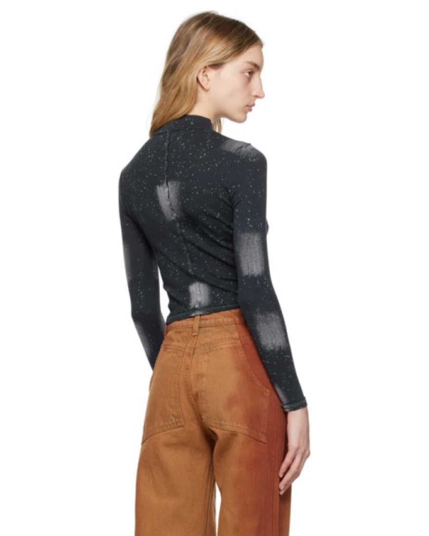 Eckhaus Latta - Mock Turtleneck In Laser - Image 3