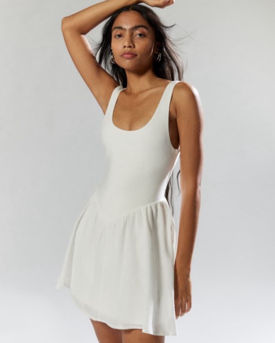 UO Daphne Drop-Waist Mini Dress - Image 2