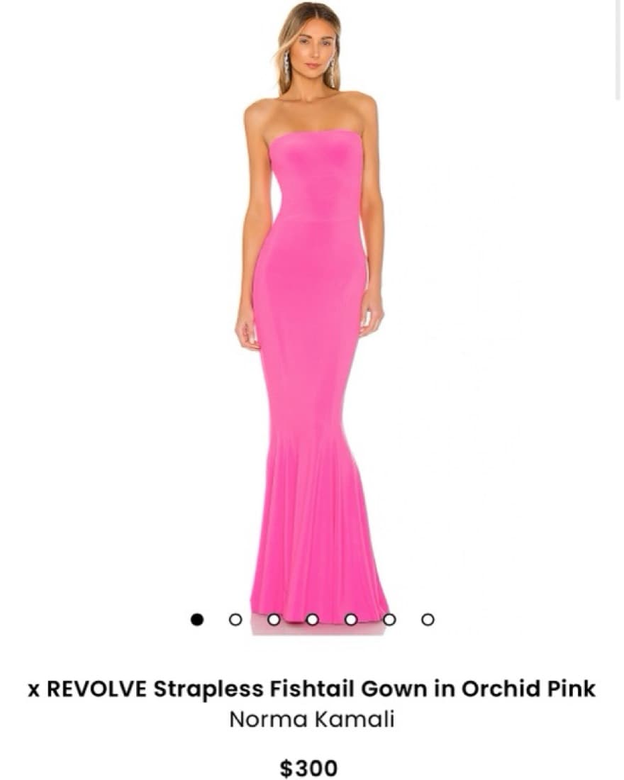 Norma Kamali x REVOLVE Strapless Fishtai - Image 5
