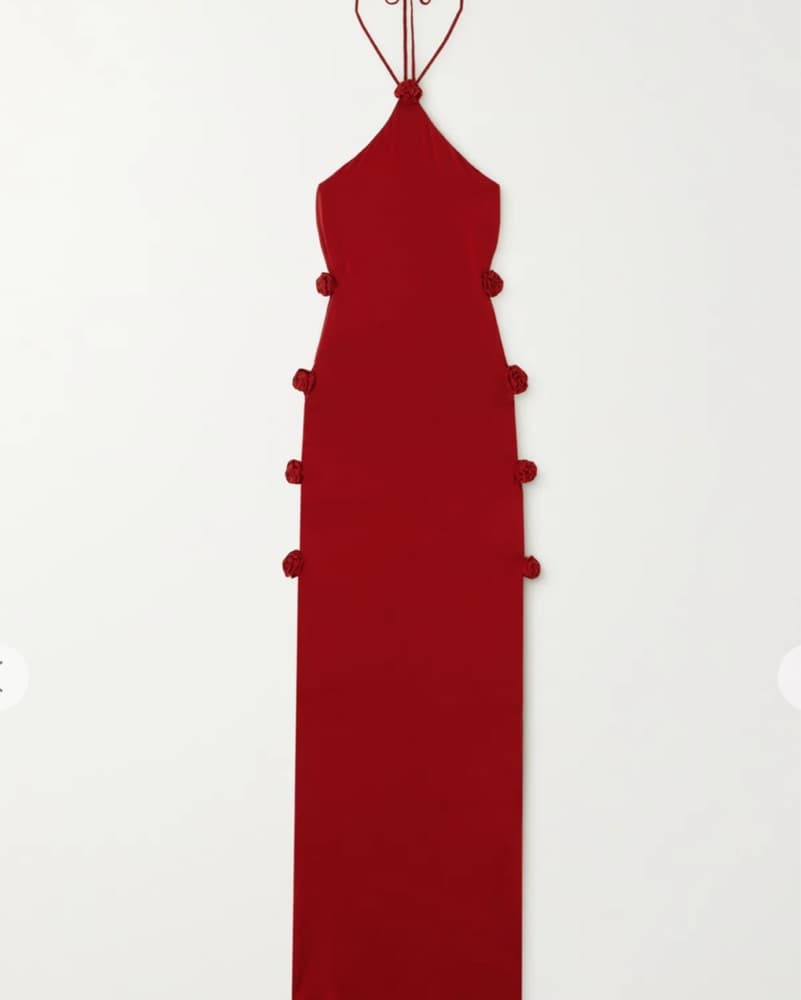 Madga Butrym Halterneck Cut-Out Maxi - Image 4
