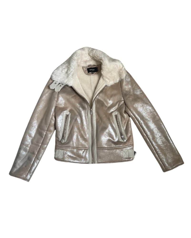 Desigual Faux Shearling Jacket - Image 1