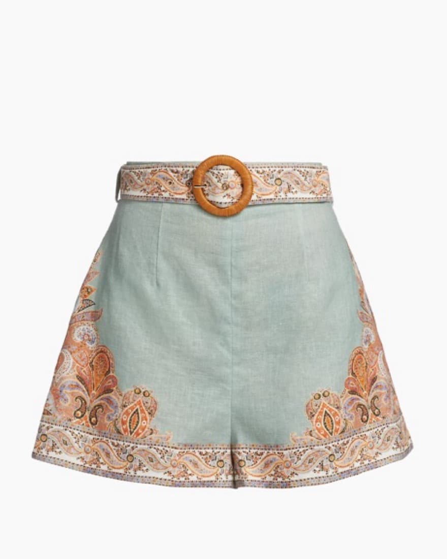 Zimmermann Devi Linen Shorts - Image 1