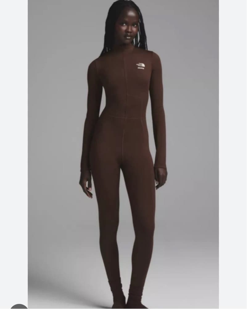 Skims X Northface Brown Catsuit - Image 4