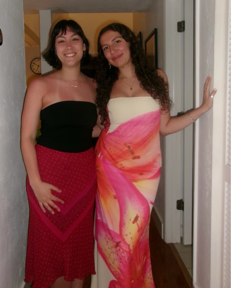 Pepper Mayo Yellow & Pink Floral Dress - Image 1