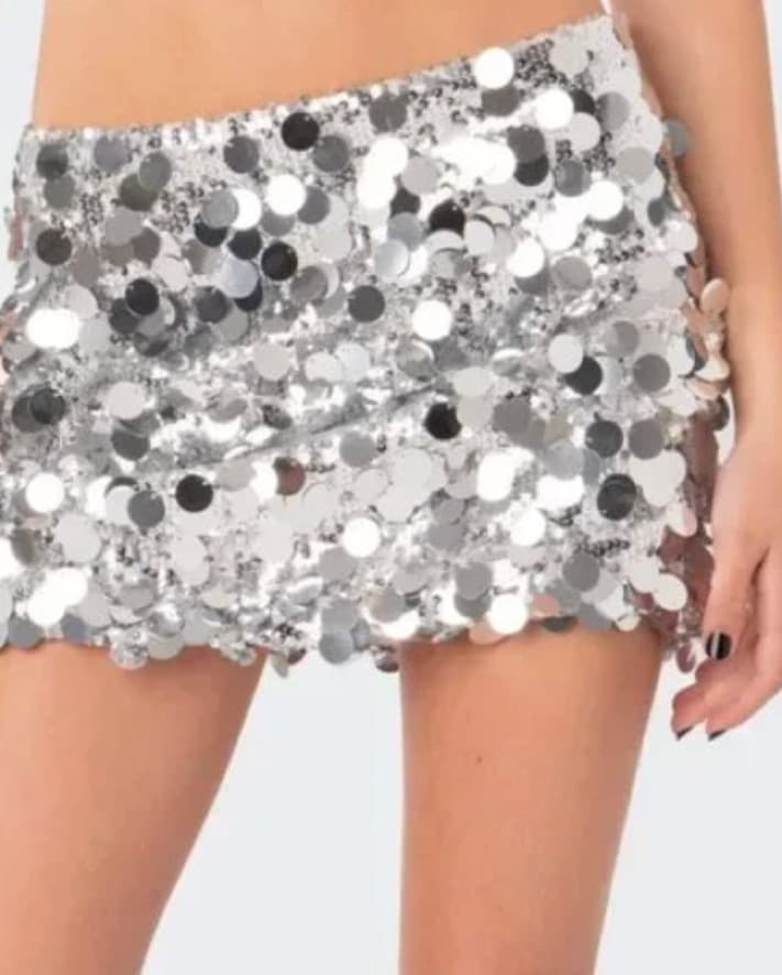 Edikted‎ Sabina Low-Rise Sequin Mini Ski - Image 2