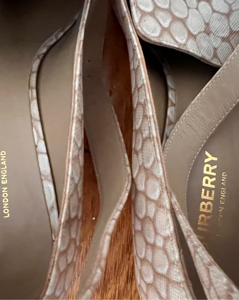 Patterned Leather Buckle Pumps - Image 2