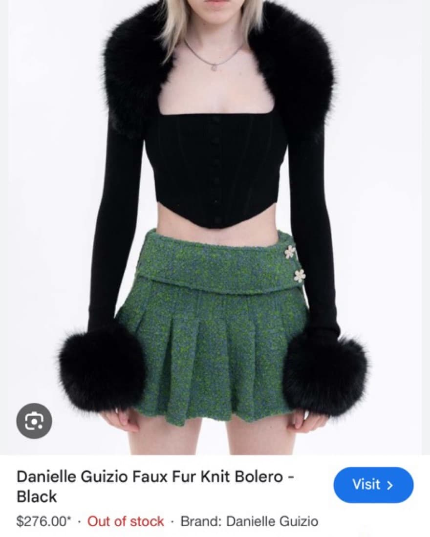 GUIZIO Fur Bolero - Image 2