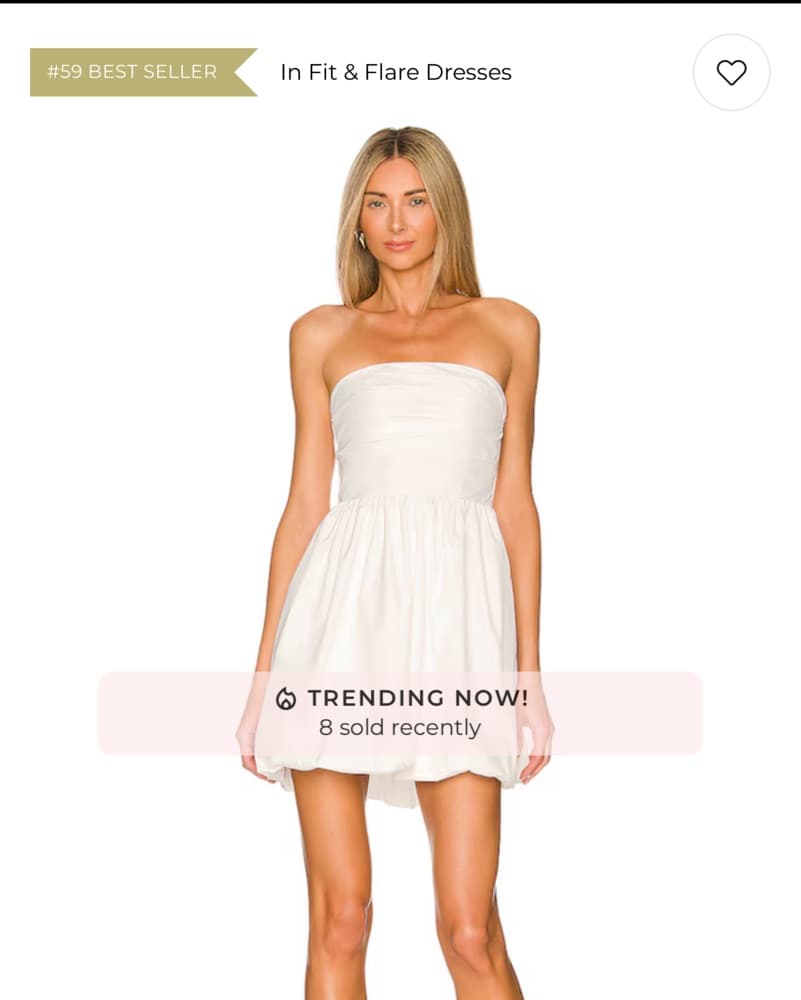 Amanda Uprichard Stassie Strapless Dress - Image 2