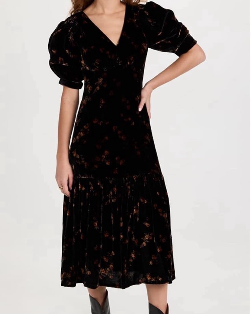 SEA Velvet Dress  - Image 2