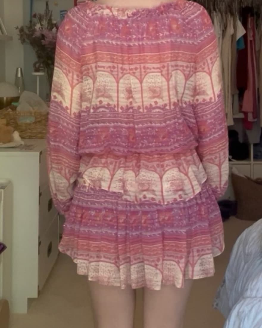 LoveShackFancy Jenna Popover Mini Dress  - Image 4