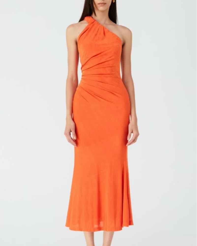 Orange Wedding guest Dress 🧡 - Image 4