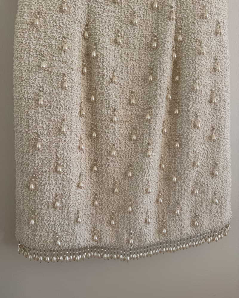 Kobi Halperin Amelia Beaded Boucle Dress - Image 4