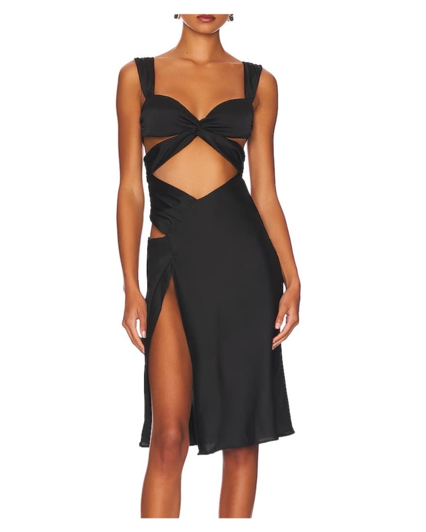 Danielle Guizio Twist Cut Out Dress - Image 1
