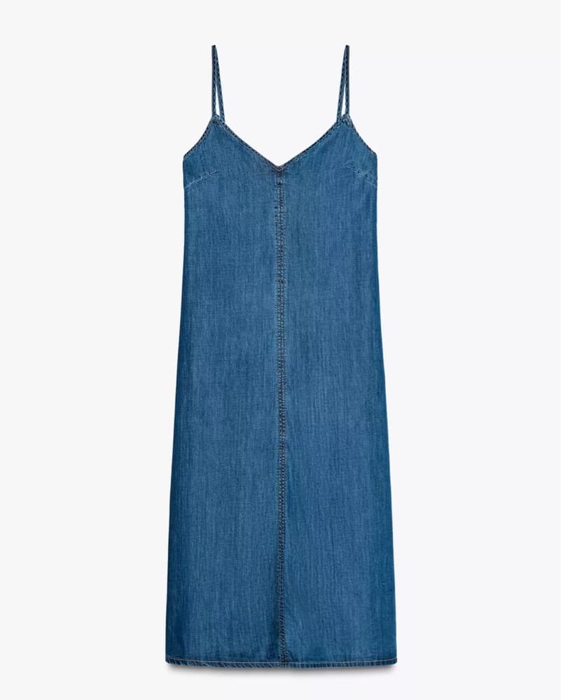 Zara denim Dress    - Image 2