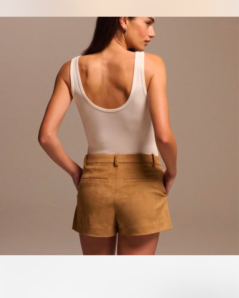 Faux Suede Shorts - Image 2