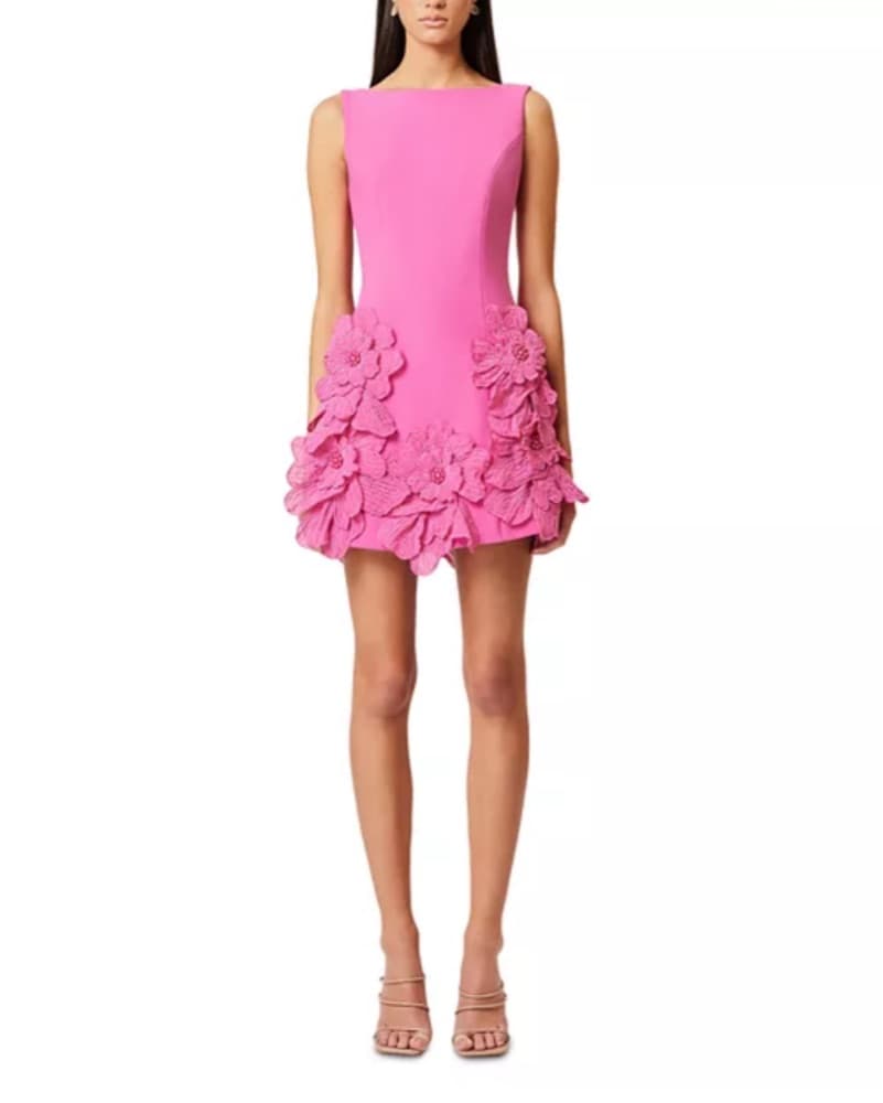 Elliatt Janelle Mini Dress In Fuchsia - Image 1