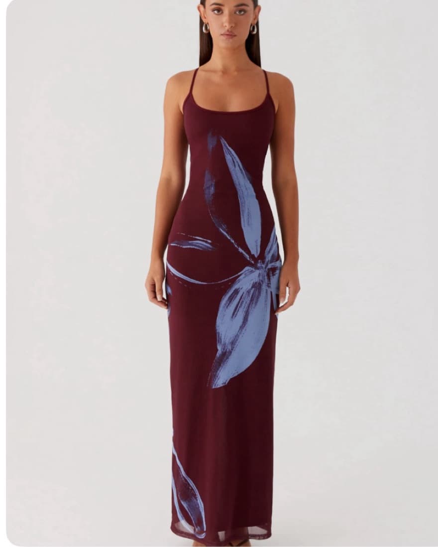Floral Maxi Dress - Image 1