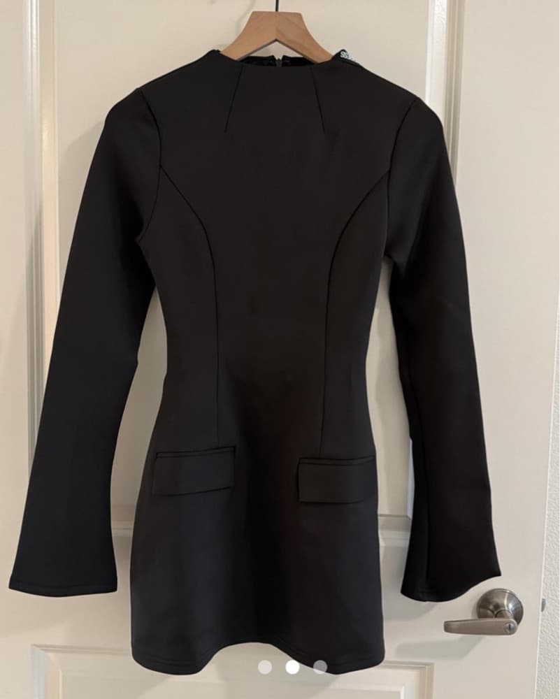 Heiress Beverly Hills Womens Black Dress - Image 2