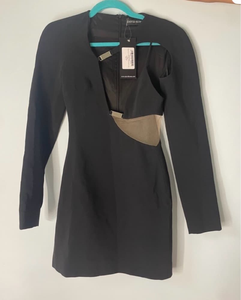 Black David Koma Dress - Image 2