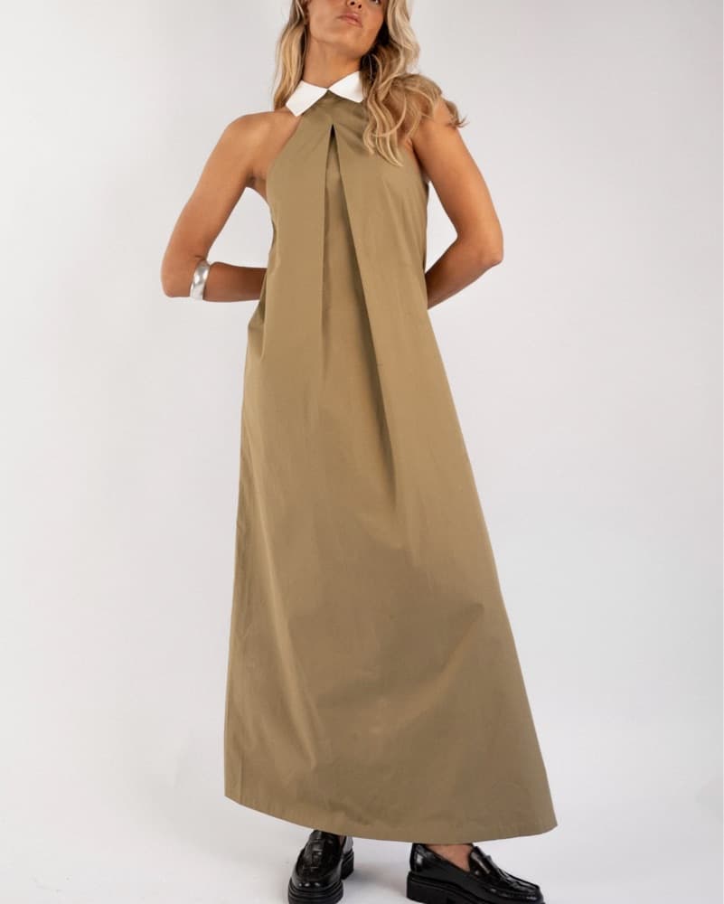 Reilly Cotton Poplin Dress - Image 2