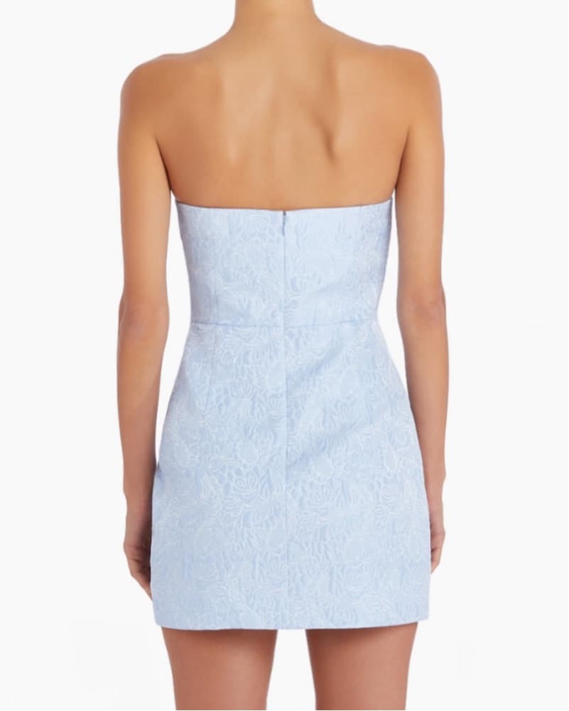 Light Blue Mini Dress Amanda Uprichard - Image 3