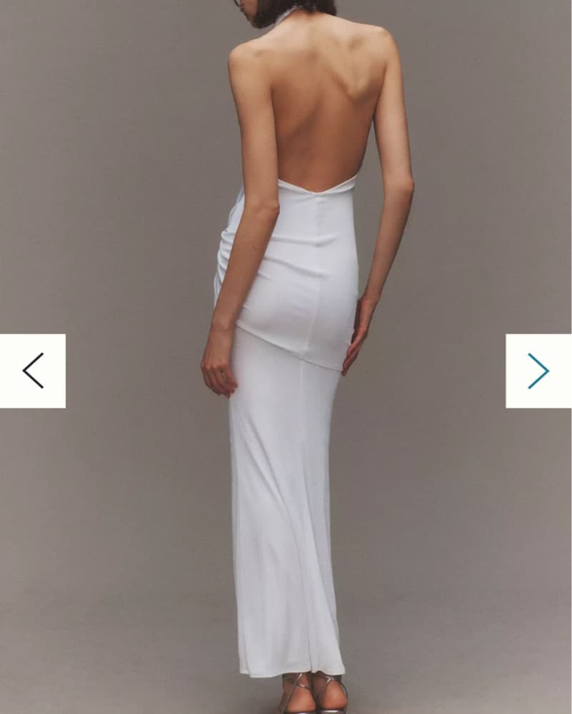 Leyla Cowled Halter Open-Back Maxi Dress - Image 2