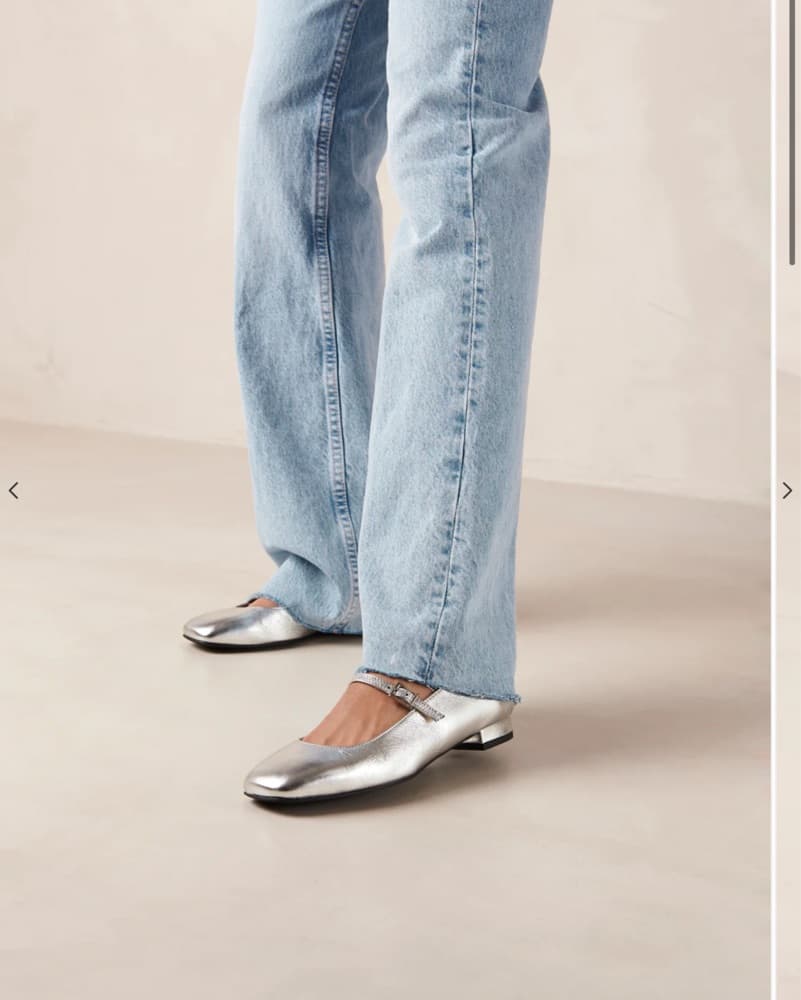  Aloha Silver Mary Jane Flats - 8.5  - Image 2