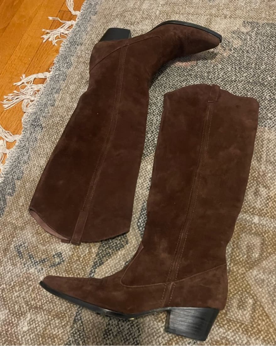 Raye Brown Suede Boots - Image 3