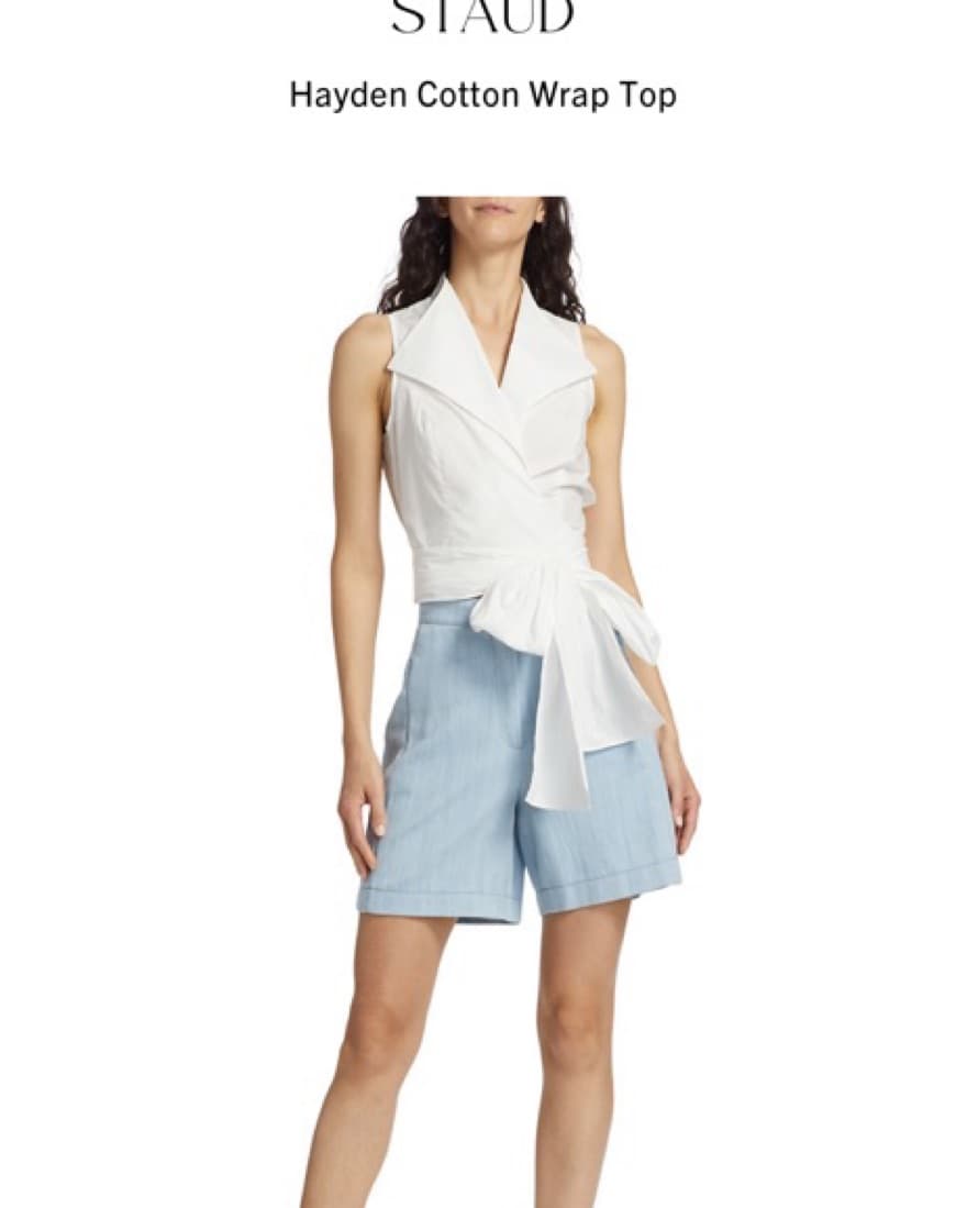 Staud White Top - Image 1