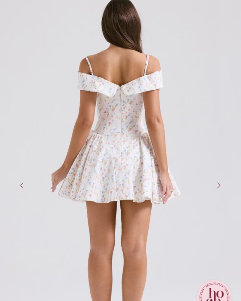 House Of CB Floral Corset Mini Dress - Image 3