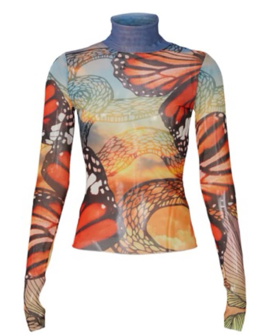 AFRM Zadie Top BUTTERFLY  - Image 2