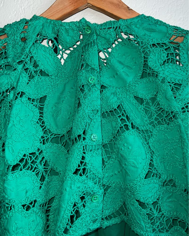 Maje Embroidered Cotton Mini Dress  - Image 6