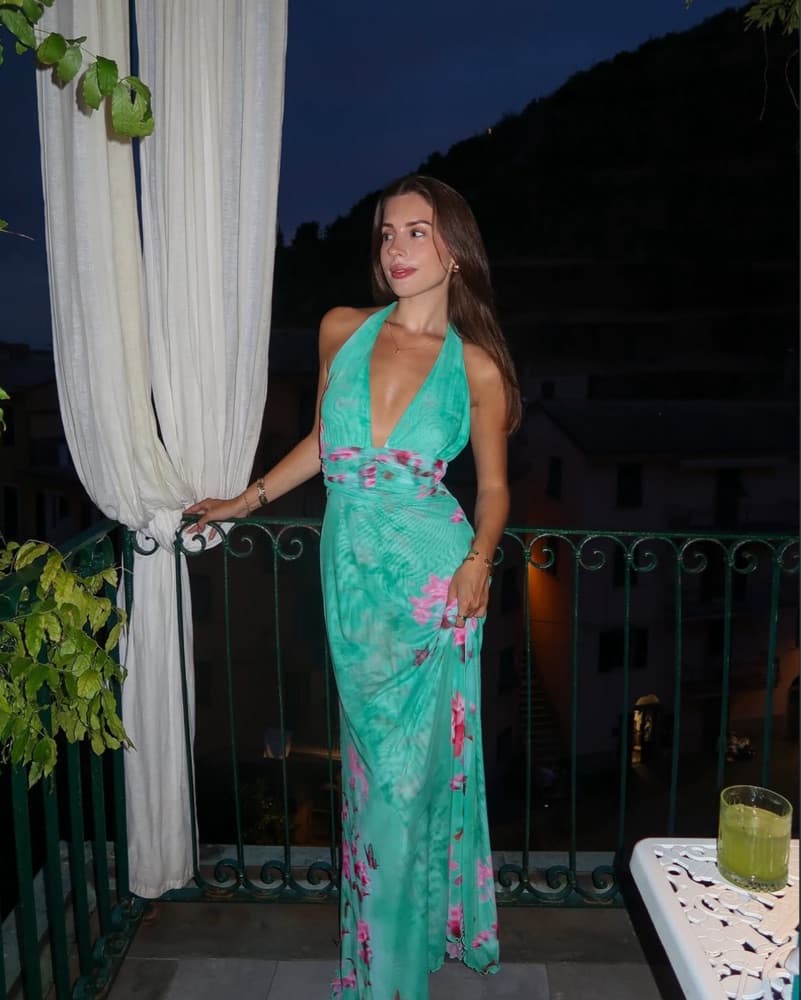 Floral Mesh Maxi - Image 1