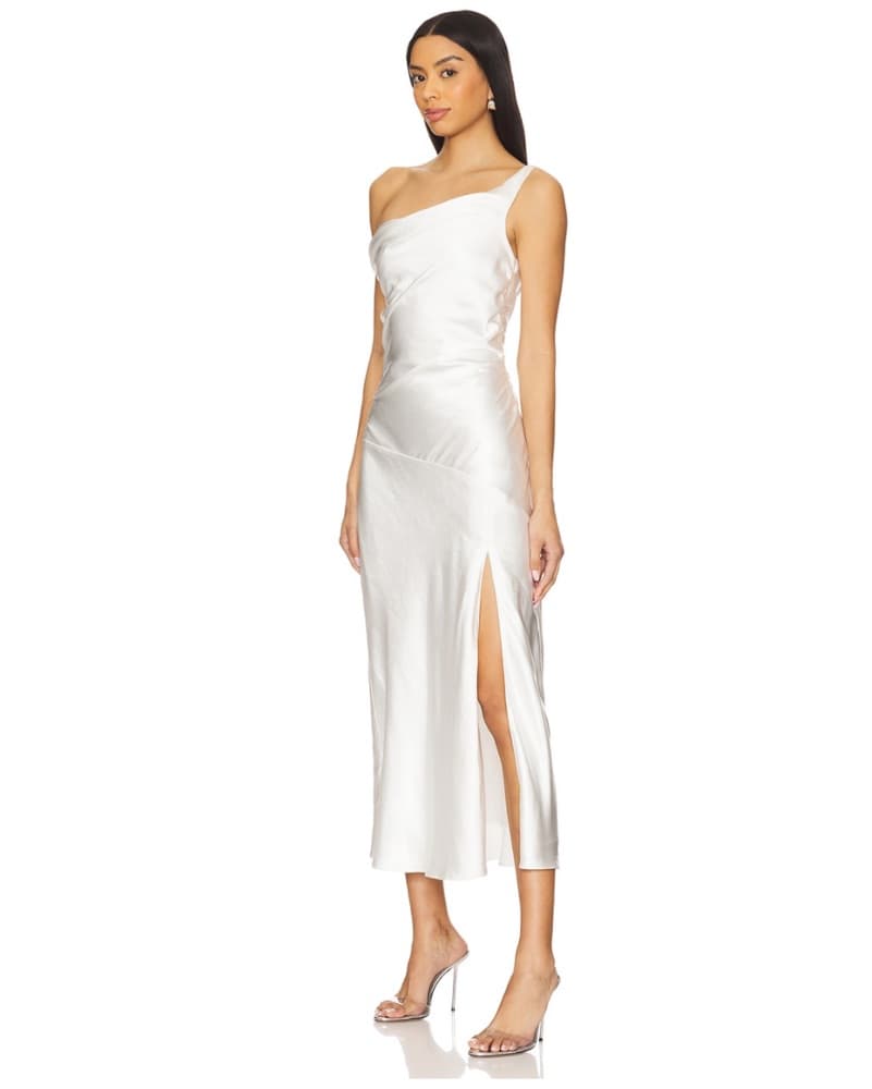 Revolve One-Shoulder White Dress - Image 2
