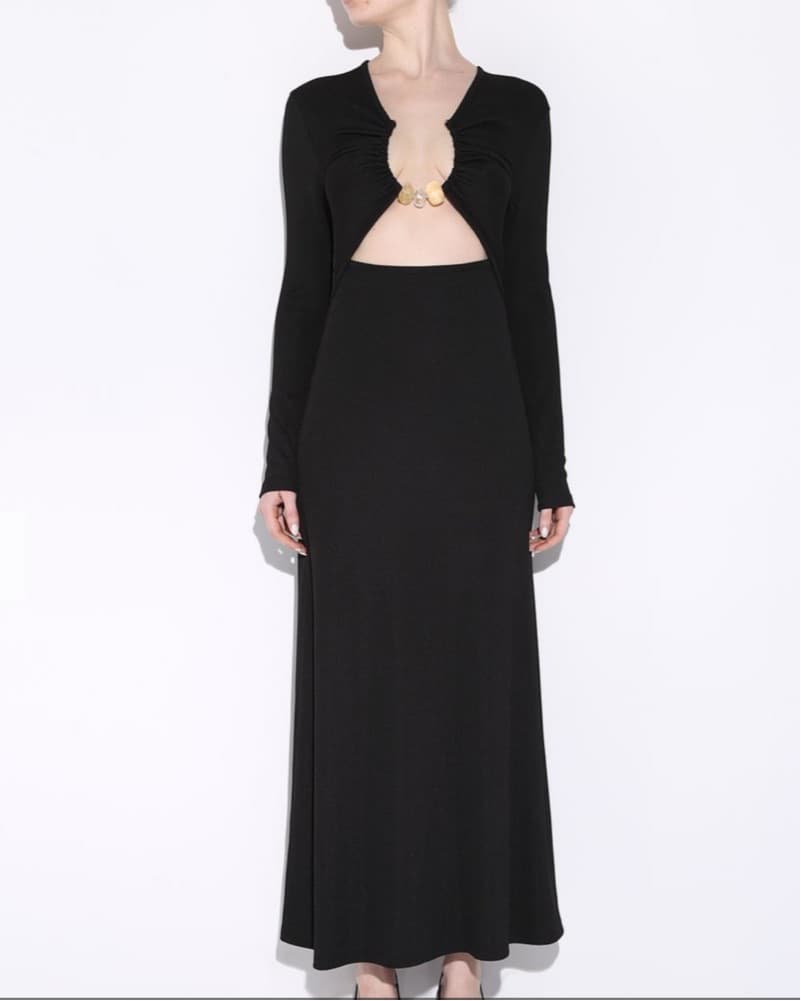Christopher Esber stone Embellished Maxi - Image 2