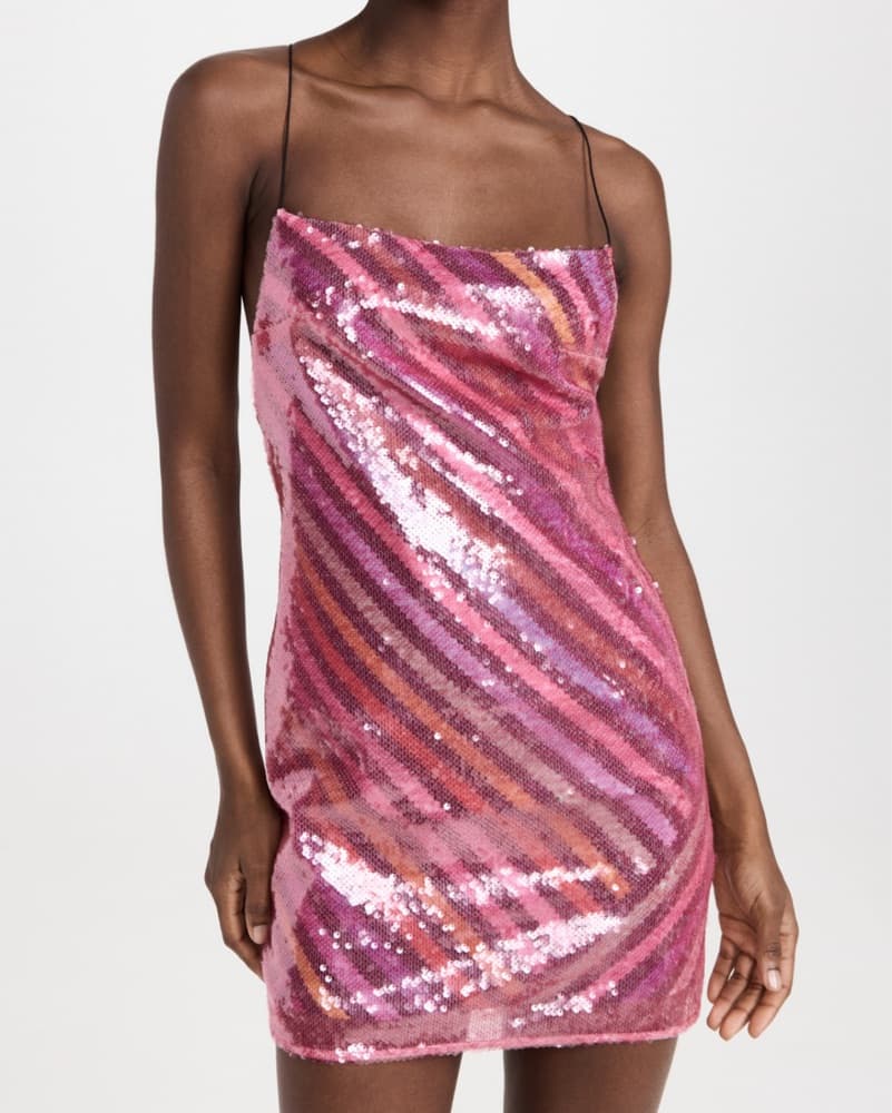 BROGGER Sparkling Sequin Slip Dress - Image 4