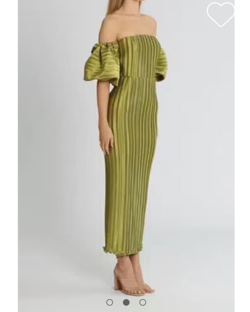 L’idee Sirene Olive Dress - Image 5