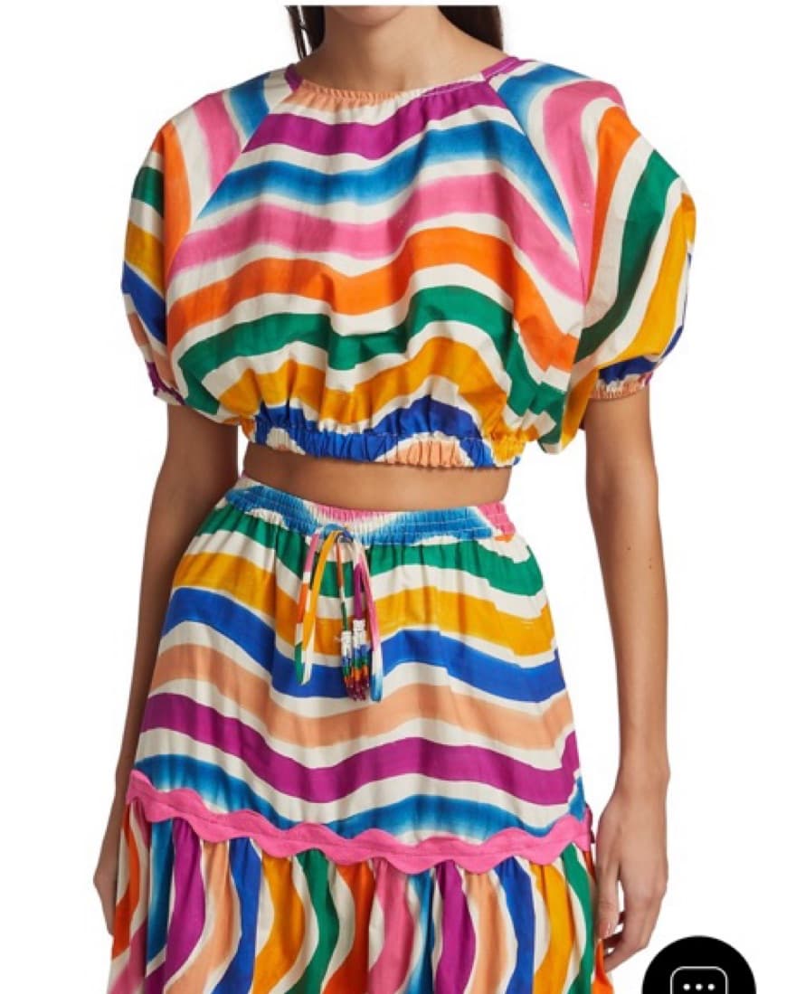 Farm Rio Crop Top! - Image 3