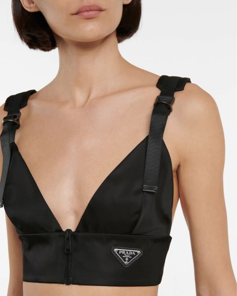 Prada Nylon Bralette - Image 1