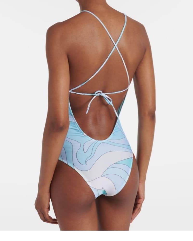 Pucci Light Blue One Piece Bikini - Image 3