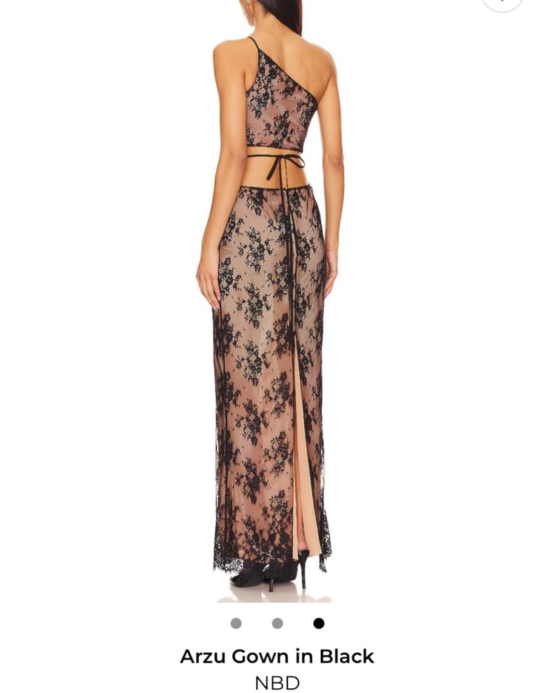 Black And Tan Dress - Image 2