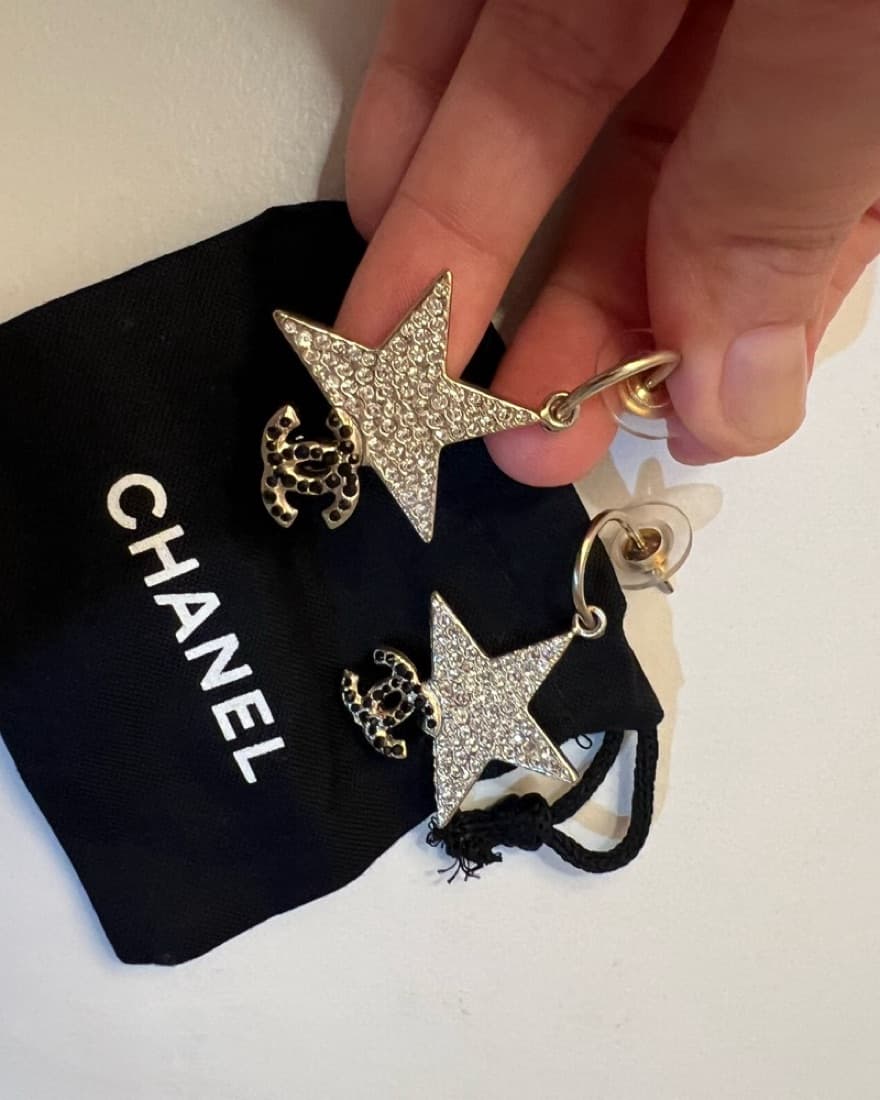 Chanel Star Earrings - Image 2